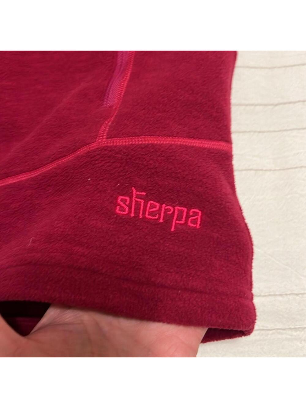 Sherpa Adventure Gear Raspberry Fleece Full Zip Hooded Jacket Women's Small - Picture 5 of 6